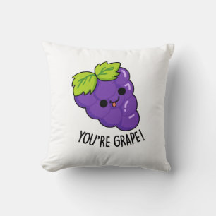 Coussin Vous êtes un jeu de fruits amusant