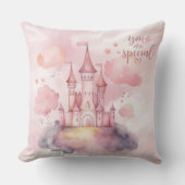 Coussin Vous êtes un palais spécial dans le tissu de burp  (Recto)