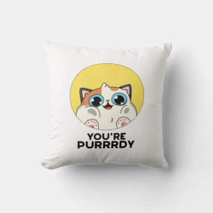Coussin Vous êtes une chatte drôle Purrrdy