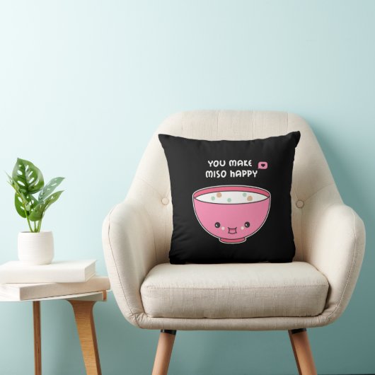 Coussin vous faites Miso Happy Cute bowl (Chaise)