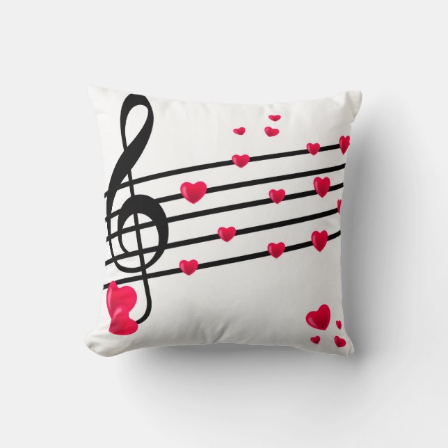 Coussin Vous Faites Sourrir Mon Coeur (Recto)