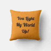 Coussin Vous Illuminez Mon Monde (Verso)