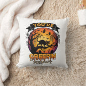 Coussin Vous Me Faites Frissonner Halloween Chat Noir Plei (Couverture)