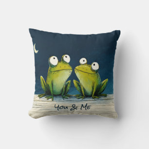 Coussin Vous & Moi Grenouilles – Jolie illustration d'anim