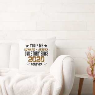 Coussin Vous + Moi Notre Histoire Relation Personnalisable