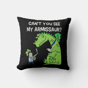 Coussin Vous Ne Pouvez Pas Voir Armissaur Broken Bras Main