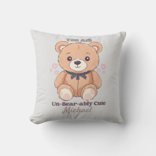 Coussin Vous N'Êtes Pas Béarément Mignonne Ours En Teddy