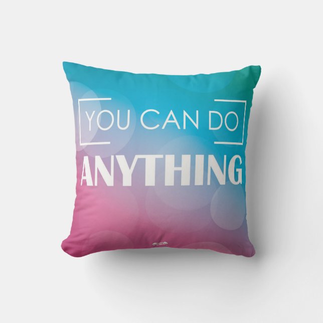 Coussin Vous pouvez faire n'importe quoi (Recto)