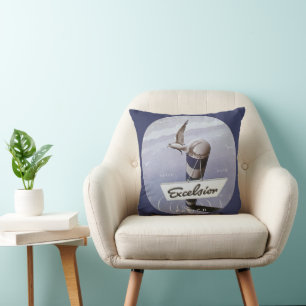 Coussin Voyage Ancien Hôtel Excelsior Zurich Suisse