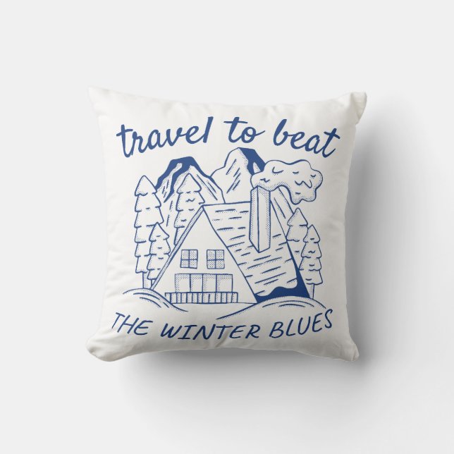 Coussin Voyage Cabine d'hiver (Recto)