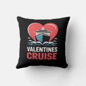 Coussin Voyage de la Saint-Valentin romantique (Verso)