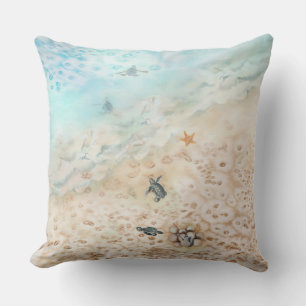Coussin Voyage de la tortue de mer