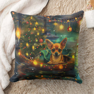 Coussin Voyage de Noël Festif à Chihuahua