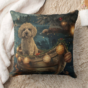 Coussin Voyage festif de Noël Havanais