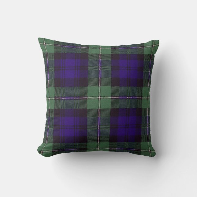 Coussin Vrai tartan écossais - Forbes (Recto)