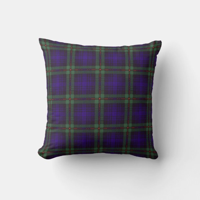 Coussin Vrai tartan écossais - Mackinlay (Recto)