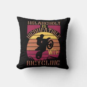 Coussin VTT - La mélancolie est incompatible