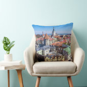 Coussin Vue aérienne du centre de Tallinn (Chaise)