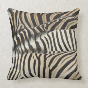 Coussin Vue aérienne du zèbre de Burchell