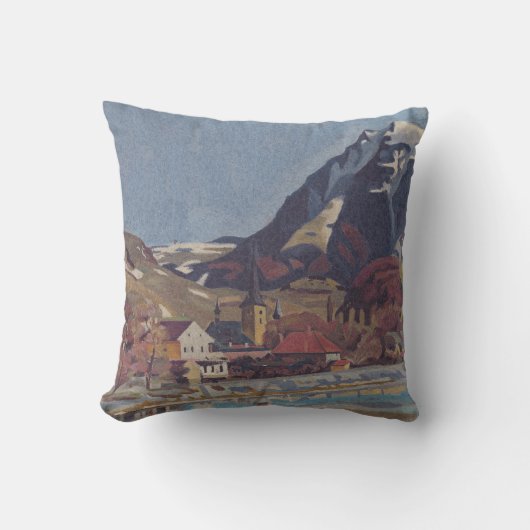Coussin Vue de Dolný Kubín par Arnold Peter Weisz (Recto)