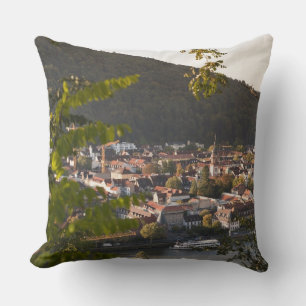 Coussin Vue de la vieille ville de Heidelberg