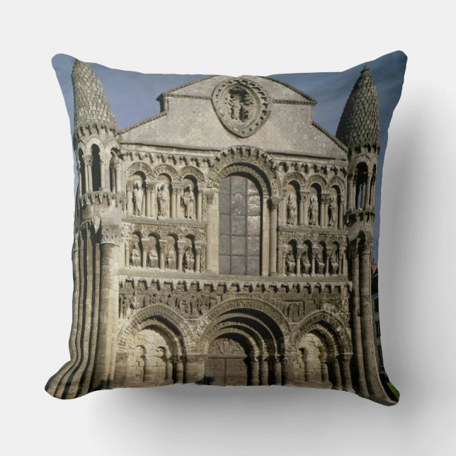 Coussin Vue de l'avant occidental (photo) (Recto)