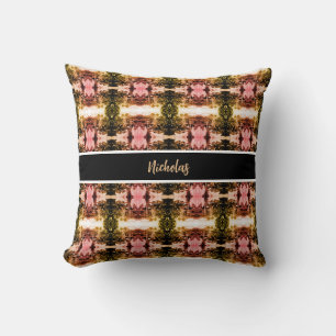 Coussin Vue d'ensemble du quartier vintage d'Alger en Algé