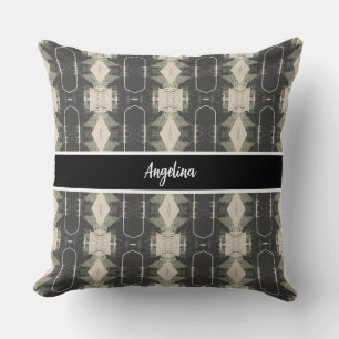 Coussin Vue d'ensemble d'un bâtiment vintage à Alger en Al