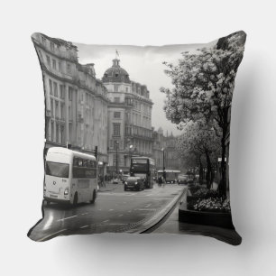 Coussin Vue élégante sur rue