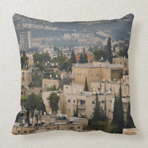 Coussin Vue élevée sur la ville depuis la tour YMCA de J