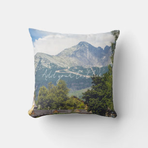 Coussin Vue sur les montagnes