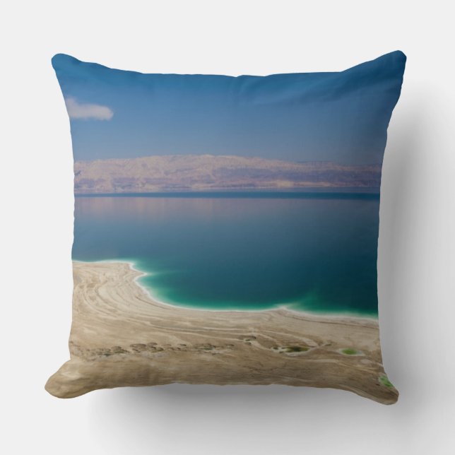 Coussin Vue surélevée de la mer Morte (Recto)