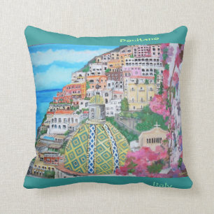 Coussin Vues stupéfiantes de Positano