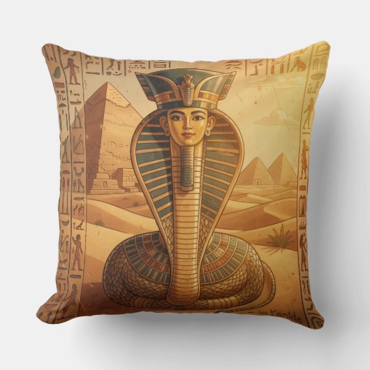 Coussin Wadjet – Ägyptische Schlangengöttin´4 (Recto)