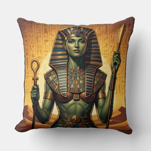 Coussin Wadjet – Egyptian Cobra Goddess´4 (Recto)