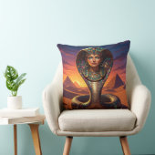Coussin Wadjet – Egyptian Cobra Goddess´7 (Chaise)