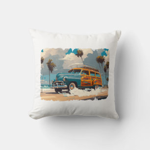 Coussin Wagon classique en bois