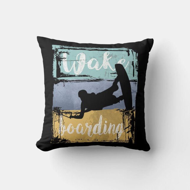 Coussin Wakeboard Retro Wakeboard (Recto)