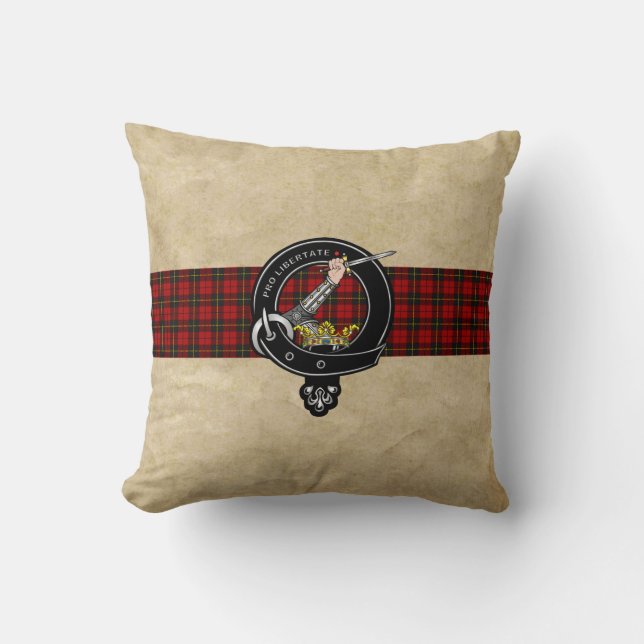 Coussin Wallace Clan Badge Jeu d'oreiller (Recto)