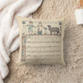 Coussin Walter Crane Baa Baa Mouton Noir Comptine (Couverture)