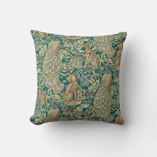 Coussin Walter Morris "Forêt" (Recto)
