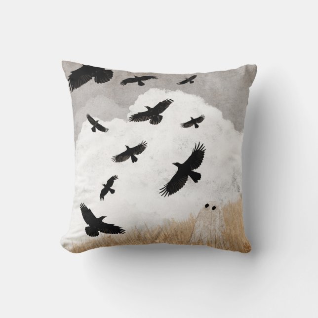 Coussin Walter & The Crows (Recto)