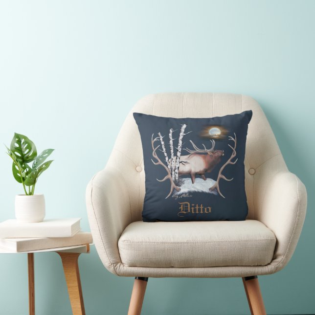 Coussin Wapiti mâle (Chaise)