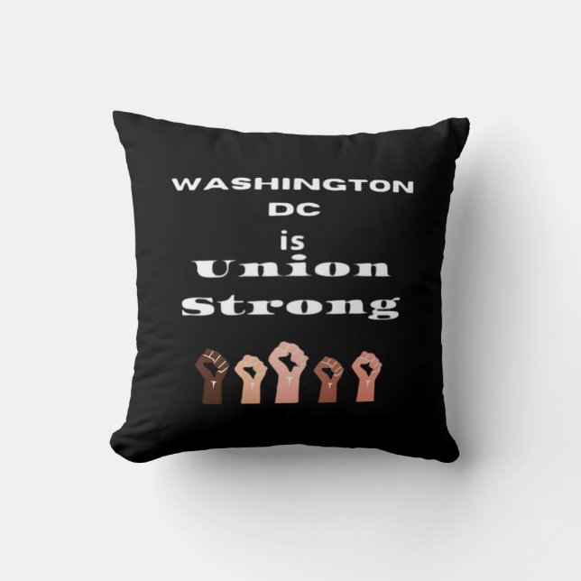 Coussin Washington DC est une Union forte classique - Fête (Recto)