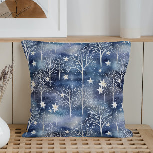Coussin Watercolor Winter Wonderland
