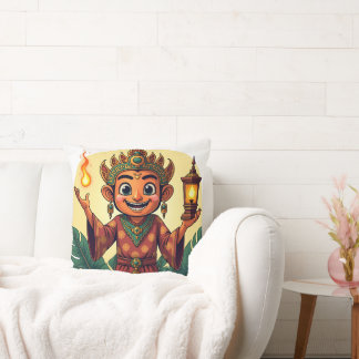 Coussin Wayang Amanah Javanais
