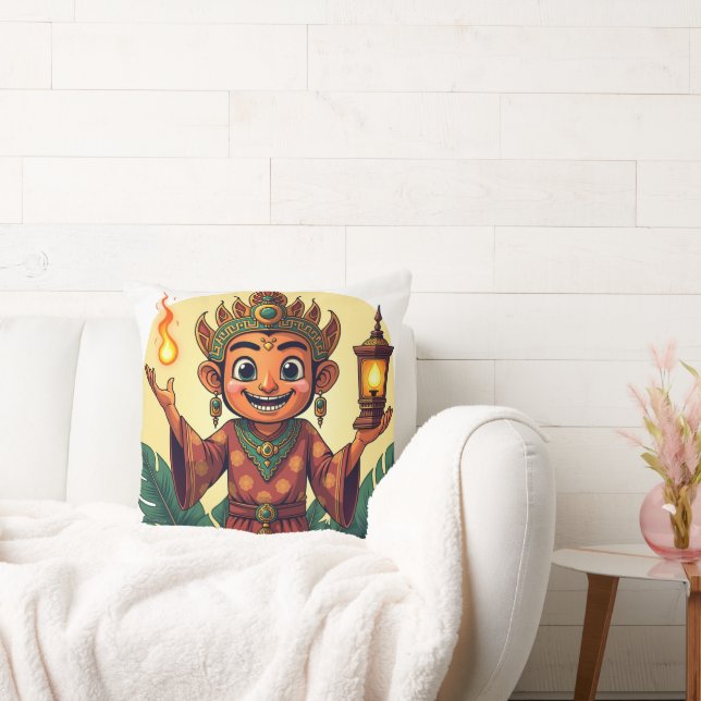 Coussin Wayang Amanah Javanais (Canapé)