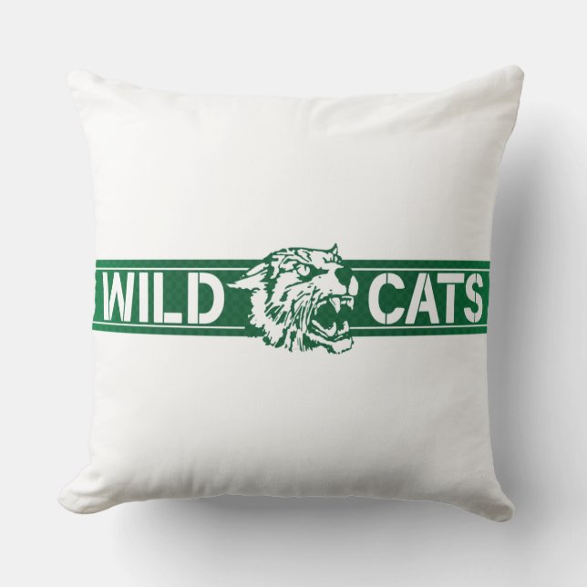 Coussin Wayland Union Wildcats #8 (Recto)