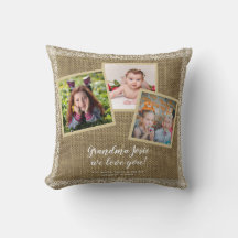 We Love Grandma Photo Collage Personnalisé