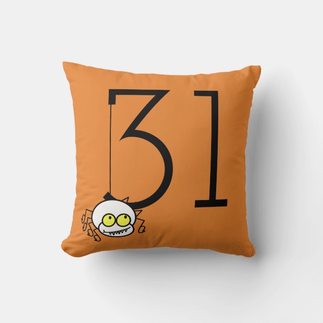 Coussin Web vintage Spider (Recto)